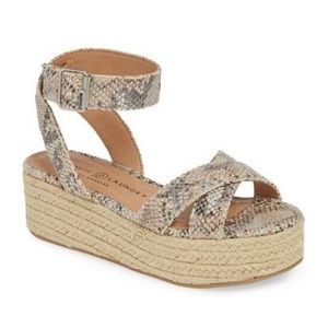 Chinese Laundry Snakeskin Sandals